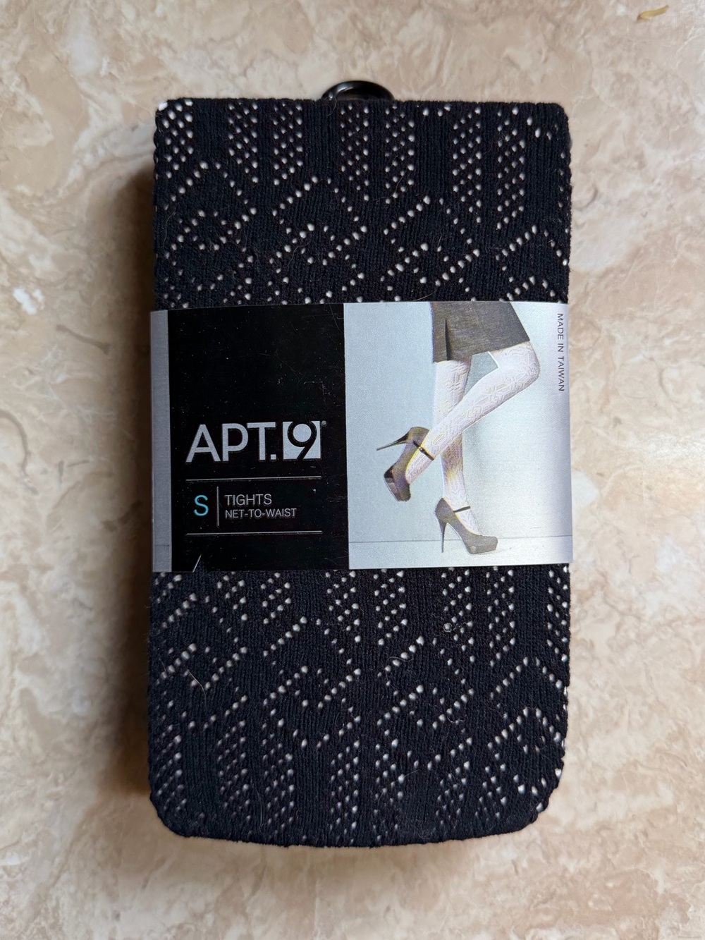 Apt 9 Tights Pattern Hosiery Pantyhose Small New with Tag